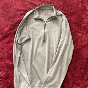 Patagonia Men's Light Gray Zip-Up Sweater